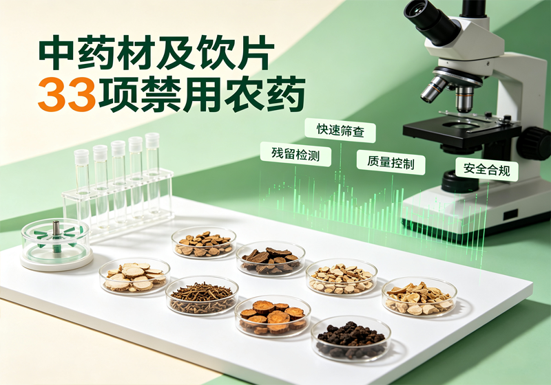 中藥材及飲片33項禁用農藥檢測